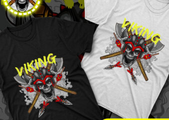 Viking Tshirt Design (AI/EPS/PSD/DXF/PDF/SVG/WEBP/JPG/PNG)