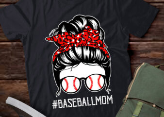 Vintage Baseball Life Messy Bun Sunglasses Baseball Fan Gift lts-d