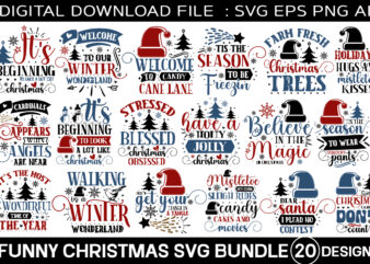 Funny Christmas Svg Bundle