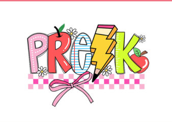 Pre k back to school png, back to shcool pre-k teacher png, first day of school png