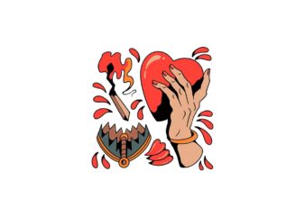 love trap t-shirt design