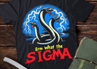 LT-P2.1 Funny Erm The Sigma Ironic Meme Quote snake t shirt vector graphic