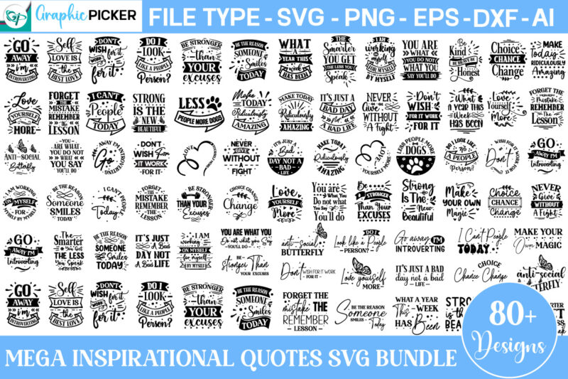 Mega Inspirational Quotes Svg Bundle, funny Inspirational Quote SVG, Inspirational Quote SVG Design, bloom where you are planted, bloom wher