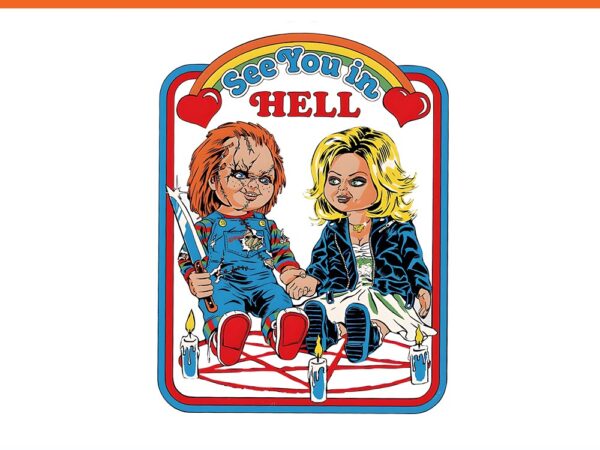 See you in hell horror movie characters png t shirt template vector See you in hell horror movie characters png t shirt template vector