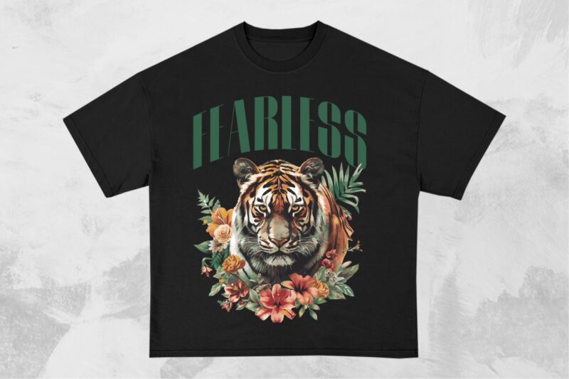 Floral Animal T-shirt Design Bundle