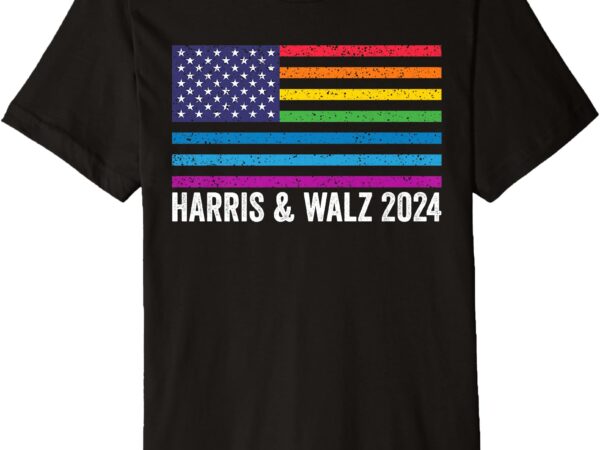 Harris waltz 2024 election kamala harris tim waltz 2024 premium t-shirt
