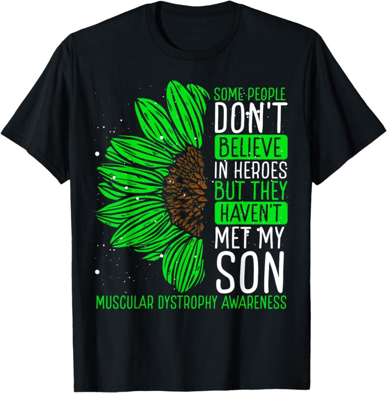 Muscular Dystrophy Awareness Ribbon Son Survivor Warrior T-Shirt