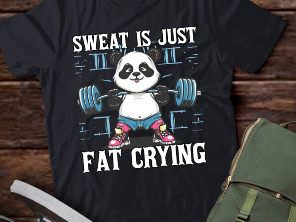 Sweat is just fat crying funny workout gym workout gift lts-d t shirt template vector