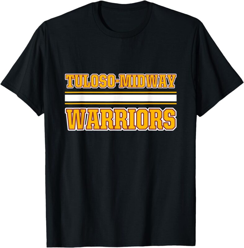 Tuloso-Midway Warriors Horizontal Stripes T-Shirt