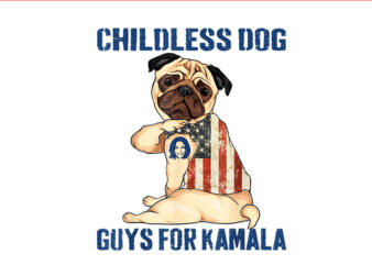 Childless Dog Guys For Kamala PNG
