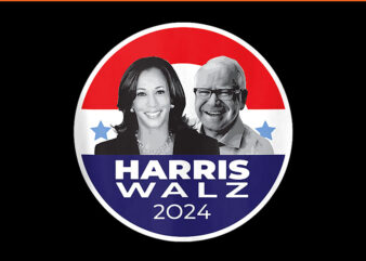 Harris Walz 2024 USA Presidential PNG, Harris Walz 2024 PNG
