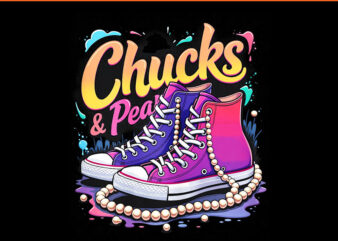 Chucks And Pearls 2024 PNG, Kamala Harris PNG