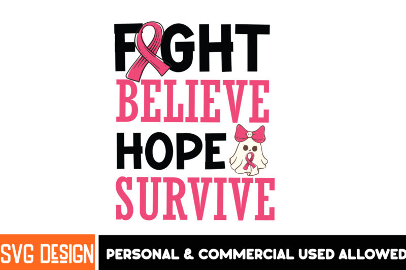 Breast Cancer t-Shirt Design Bundle,awareness Month SVG Bundle,Her Fight Is Our Fight Svg Png, Breast Cancer Awareness Svg,Breast Cancer Awa