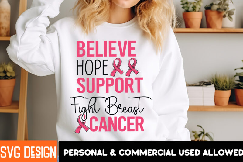 Breast Cancer t-Shirt Design Bundle,awareness Month SVG Bundle,Her Fight Is Our Fight Svg Png, Breast Cancer Awareness Svg,Breast Cancer Awa
