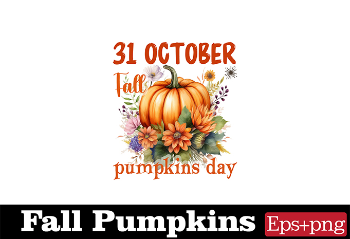 Fall Pumpkins T-SHIRT bundle, Fall Pumpkins SVG Bundle, FALL pumpkins clipart
