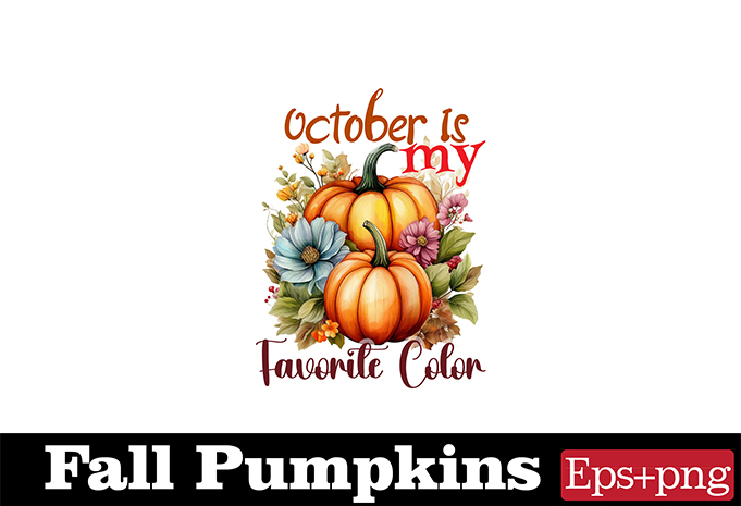 Fall Pumpkins T-SHIRT bundle, Fall Pumpkins SVG Bundle, FALL pumpkins clipart