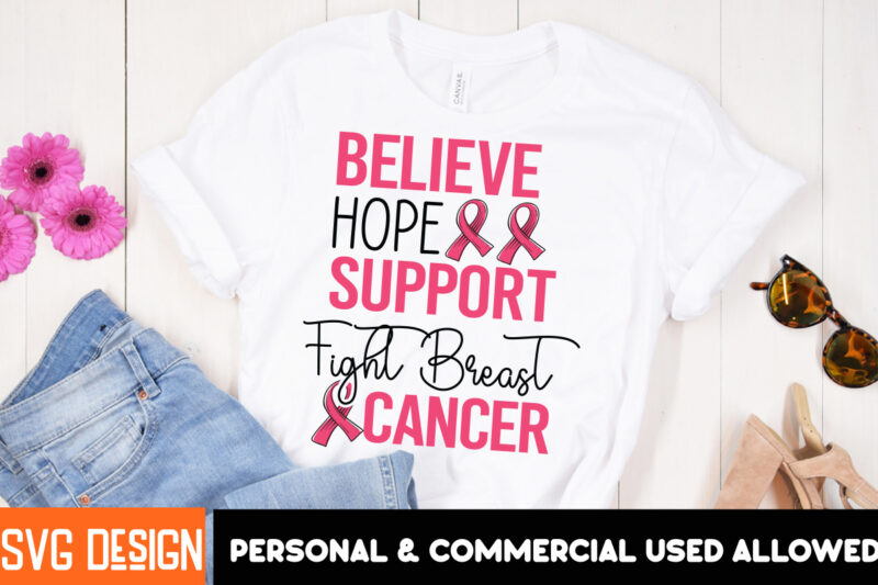 Breast Cancer t-Shirt Design Bundle,awareness Month SVG Bundle,Her Fight Is Our Fight Svg Png, Breast Cancer Awareness Svg,Breast Cancer Awa