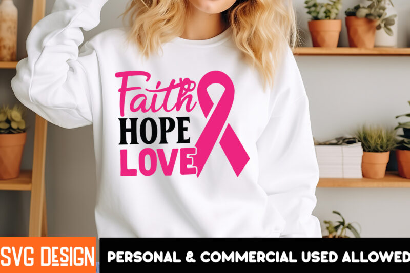 Faith Hope Love Her Fight Is Our Fight Svg Png, Breast Cancer Awareness Svg,Breast Cancer Awareness SVG, Cancer Awareness SVG, Cancer SVG,