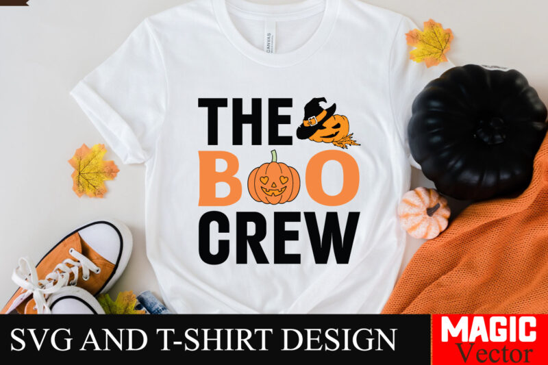 The Boo Crew SVG Cut File,Hocus Pocus SVG Bundle, Sanderson Sisters Svg, Hocus Pocus Clipart, Witches Svg, Halloween Svg, Svg files for Cric