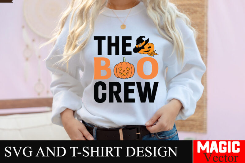 The Boo Crew SVG Cut File,Hocus Pocus SVG Bundle, Sanderson Sisters Svg, Hocus Pocus Clipart, Witches Svg, Halloween Svg, Svg files for Cric
