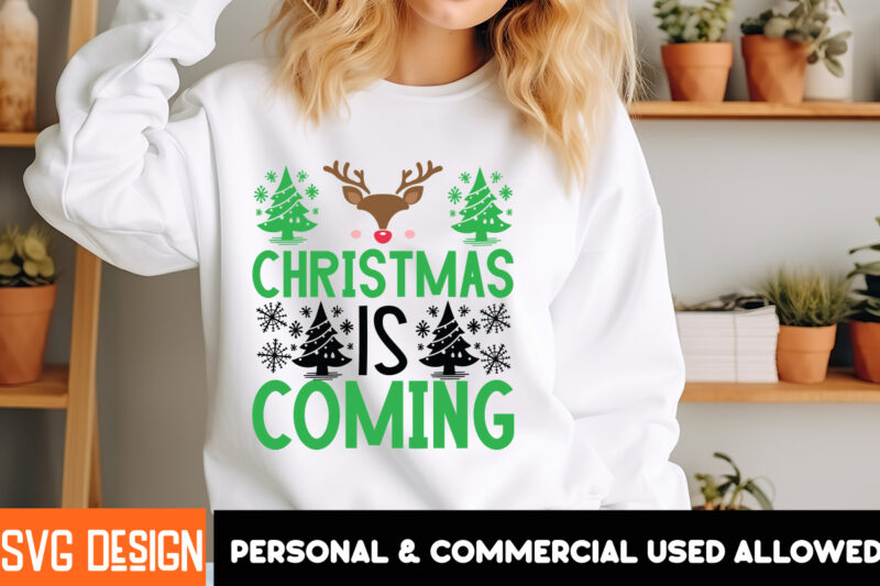 Christmas T-Shirt Design Bundle, Christmas T-Shirt Design, Christmas SVG Bundle, Christmas Vector Bundle