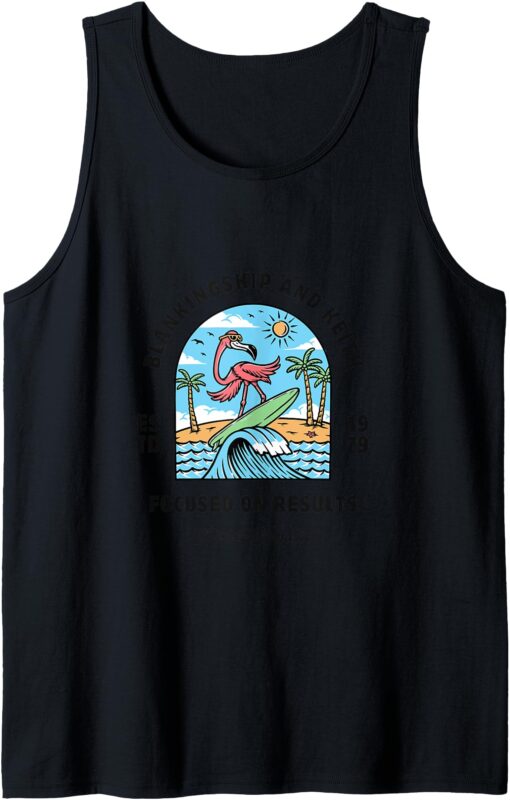 B and K flamingo Tank Top