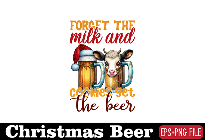 Vintage Christmas BEER T-shirt Bundle, Christmas Beer Sublimation t-shirt Vector Bundle, Christmas BEER clipart, Beer SVG Bundle
