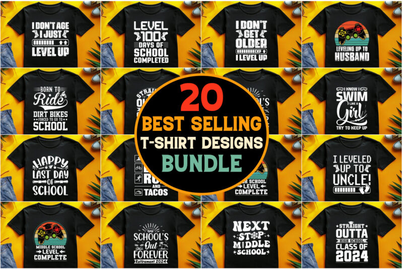 Best Selling T-Shirt Design Bundle
