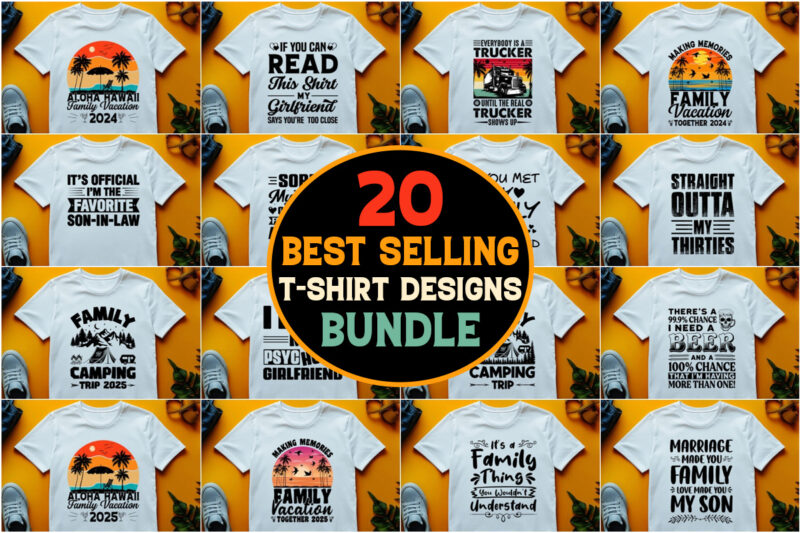 Best Selling T-Shirt Design Bundle