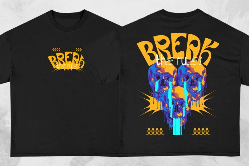 Brutalism Streetwear T-Shirt Design Bundle