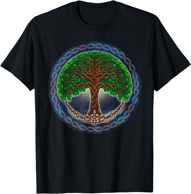 Celtic Tree of Life Artwork by Jayde Hilliard T-Shirt