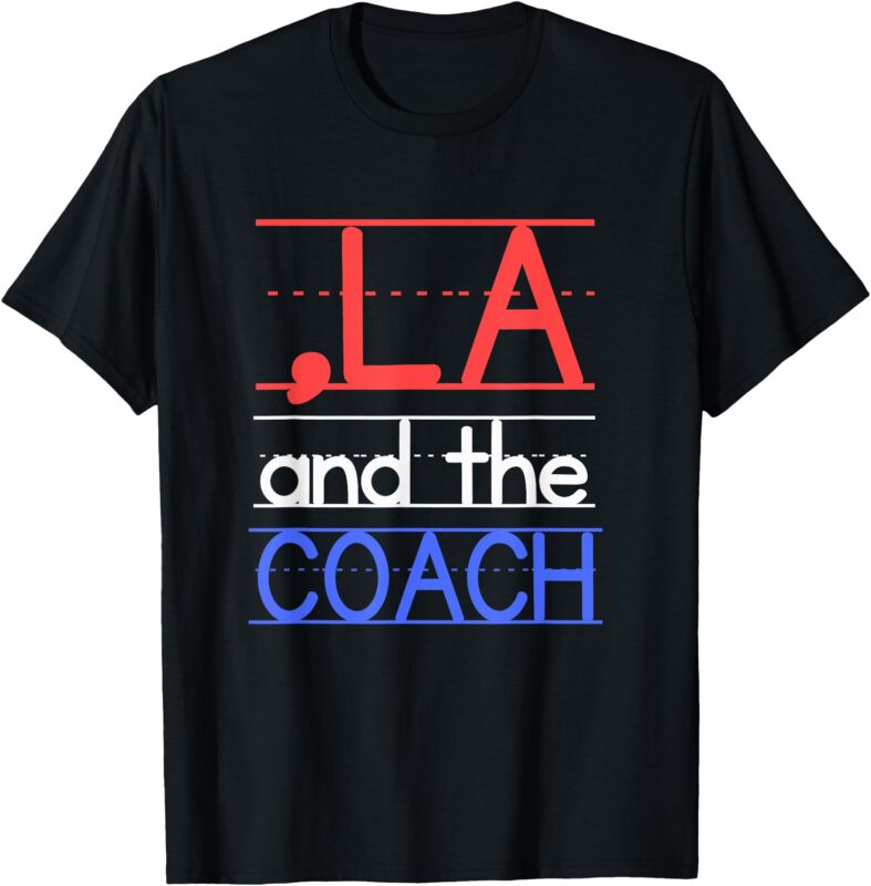Comma La and the Coach Harris Walz 2024 Educators T-Shirt
