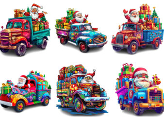 Christmas Cars Clipart