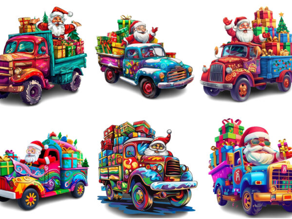 Christmas cars clipart t shirt vector file