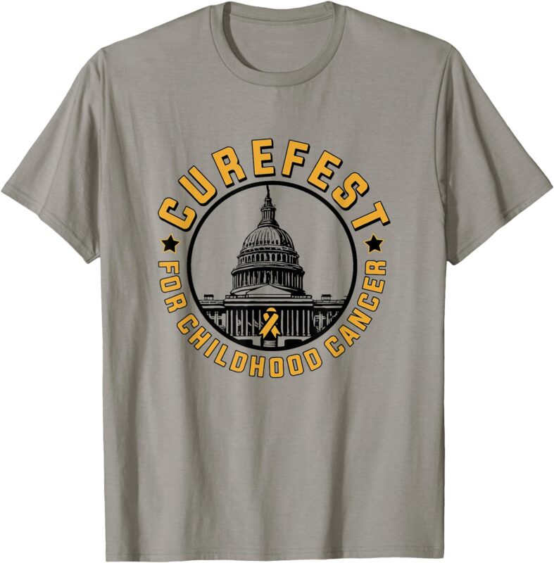 CureFest for Childhood Cancer 2024 Design 3 for Light Fabric T-Shirt