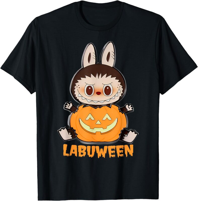 Cute La-bu-bu Monster Fun Labu Pumpkin Labuween Halloween T-Shirt
