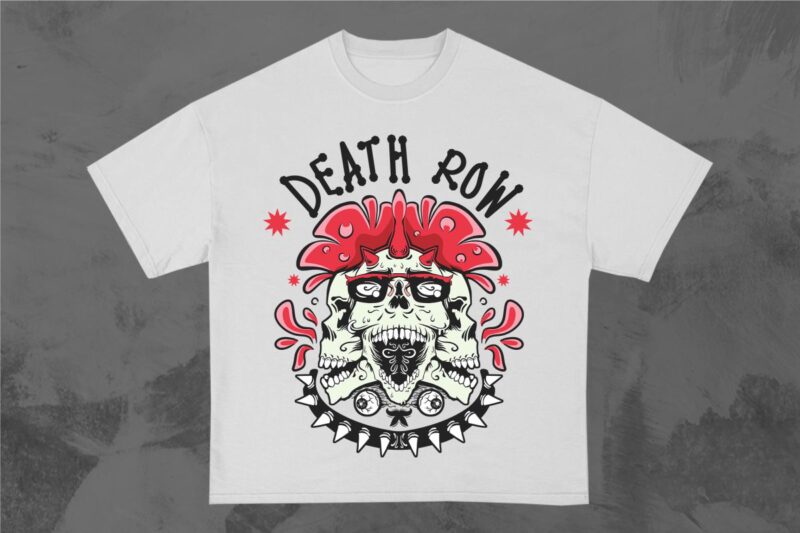 Street Punk T-shirt Designs Bundle Vector, Editable Graphic tshirt