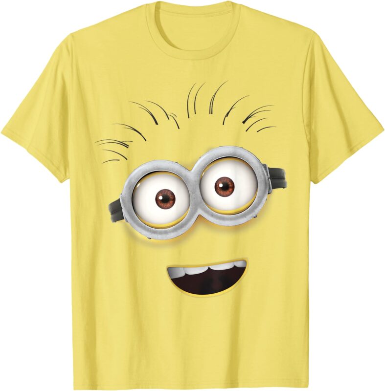 Despicable Me Minions Phil Face Smile Graphic T-Shirt T-Shirt
