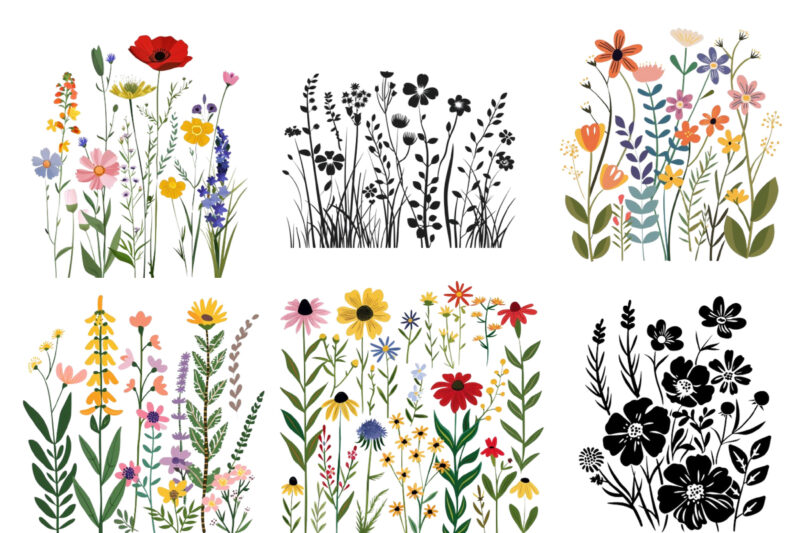 Flower Svg Wildflower Flowers