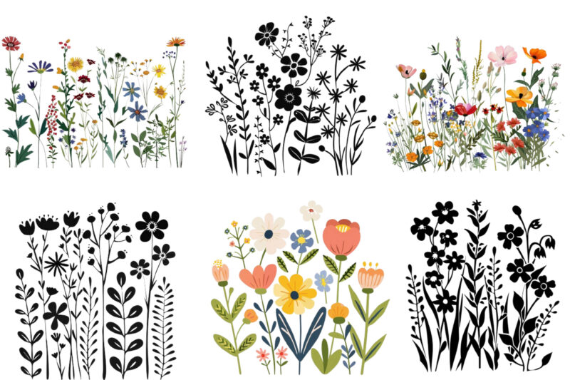 Flower Svg Wildflower Flowers