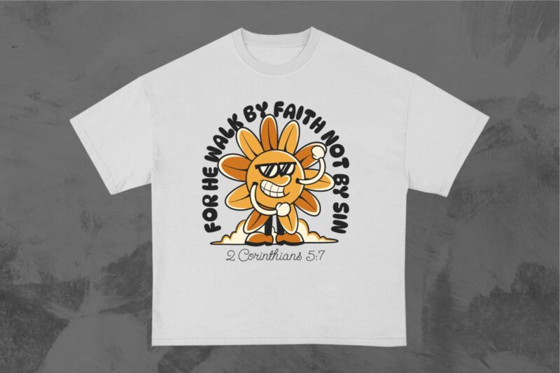 Christian Graffiti T-Shirt Designs Bundle