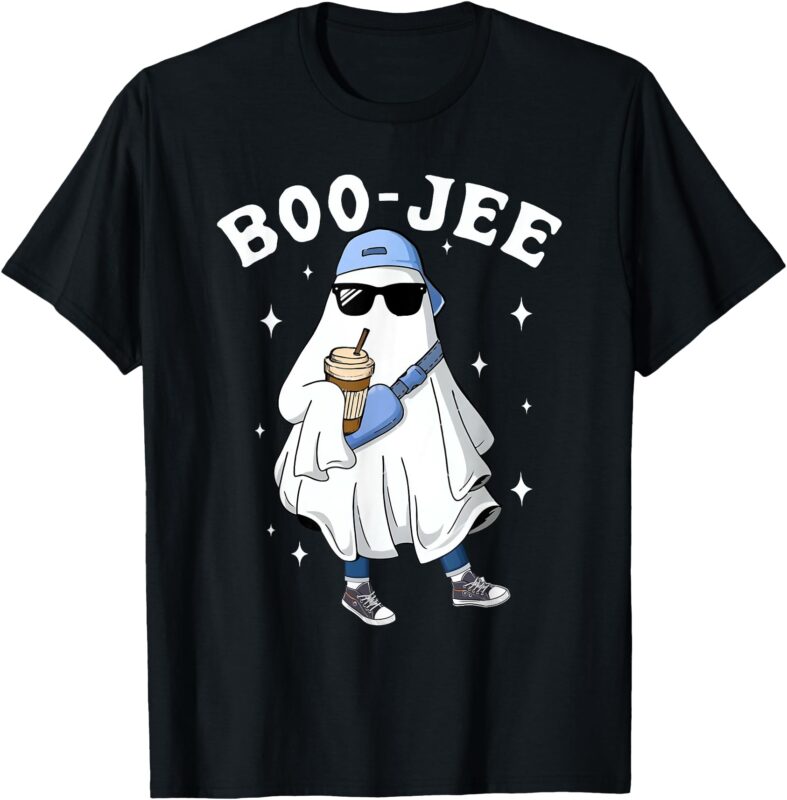 Funny Boo-Jee Ghost halloween boo jee ghost spooky season T-Shirt