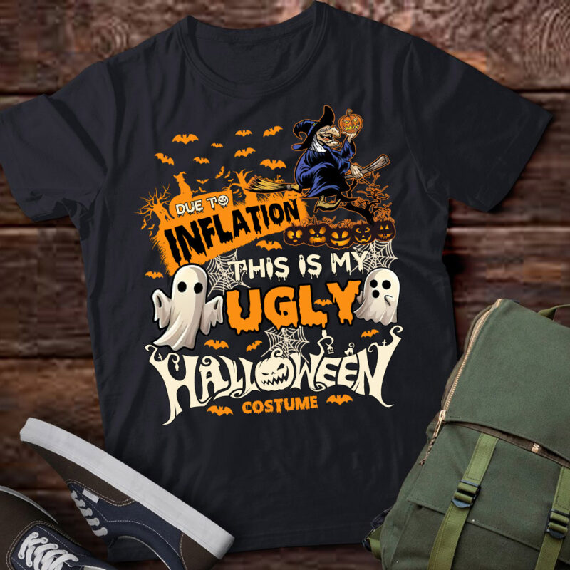 Funny Ghost Pumpkin Halloween Costume Men Women T-Shirt ltsp