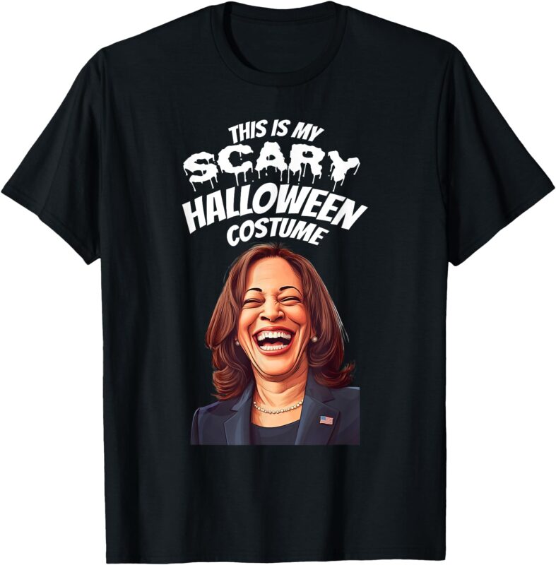 Funny Kamala Harris Scary Halloween Gag President Costume T-Shirt