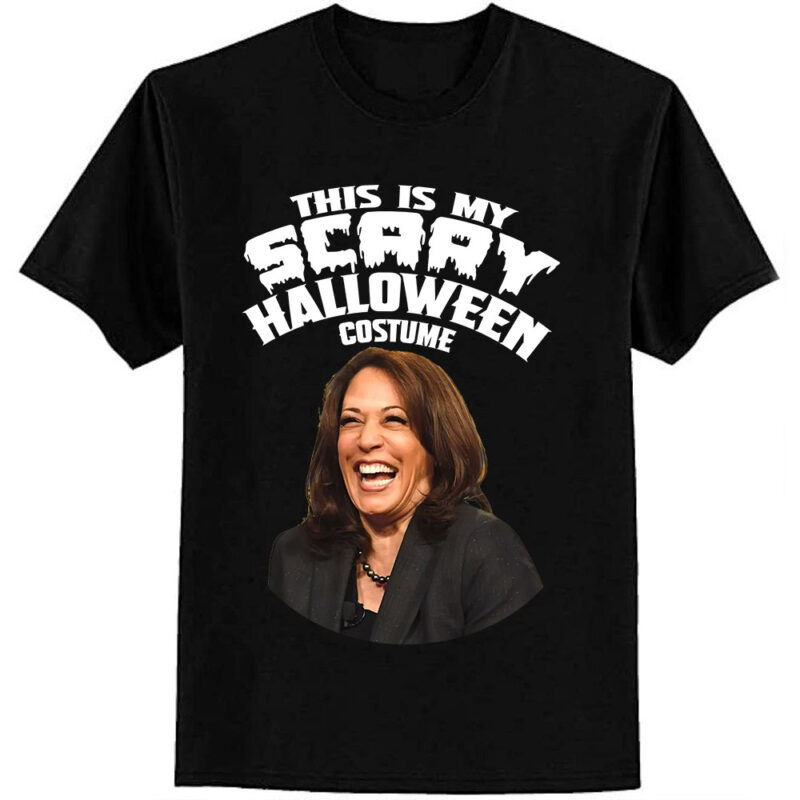 Funny Kamala Scary Halloween Gag President Costume Gag T-Shirt ltsp