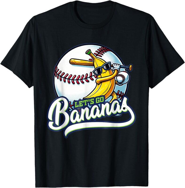 Funny Let’s Go Bananas Shirt Cute Banana Lover T-Shirt