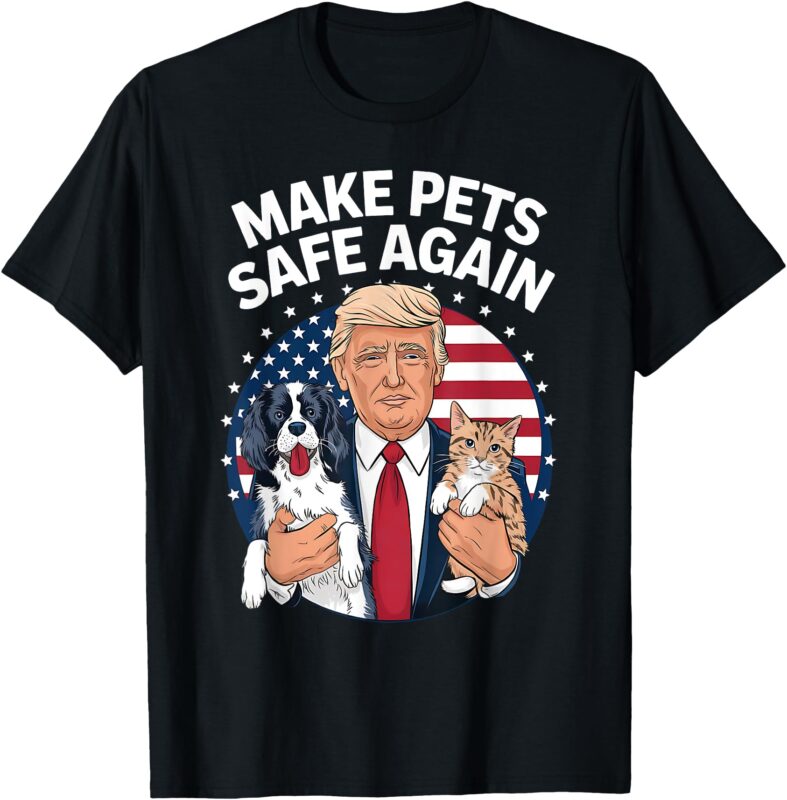 Goose Ohio Cats and Dogs 2024 Debate Make Pets Safe Again T-Shirt