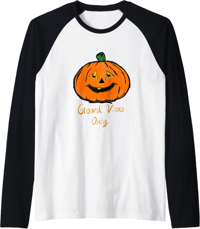 Gourd Vibes Only Raglan Baseball Tee