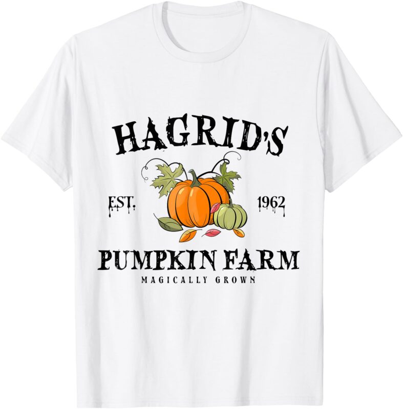 Hagrid’s Pumpkin Farm Fall Autumn Pumpkin Garden T-Shirt