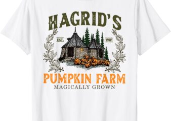 Hagrids Pumpkin Farm Magically Grown Halloween Spooky Season T-Shirt